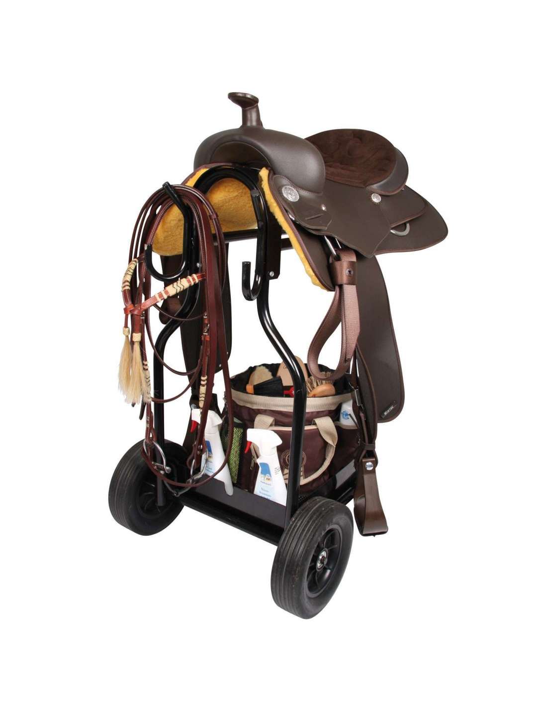 Chariot porte-selle Roulant PM avec bac de pansage Turquoise - Chariot  porte-selle Roulant PM avec bac de pansage Turquoise